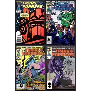 Transformers Comic Book Lot #5 #13 #14 #58 Newsstand Shockwave Megatron FN